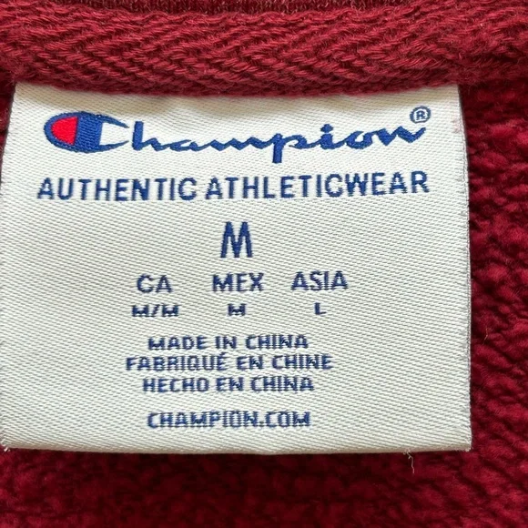 WSU COUGARS 1/4 zip champion sweatshirt, size medium - Picture 6 of 6